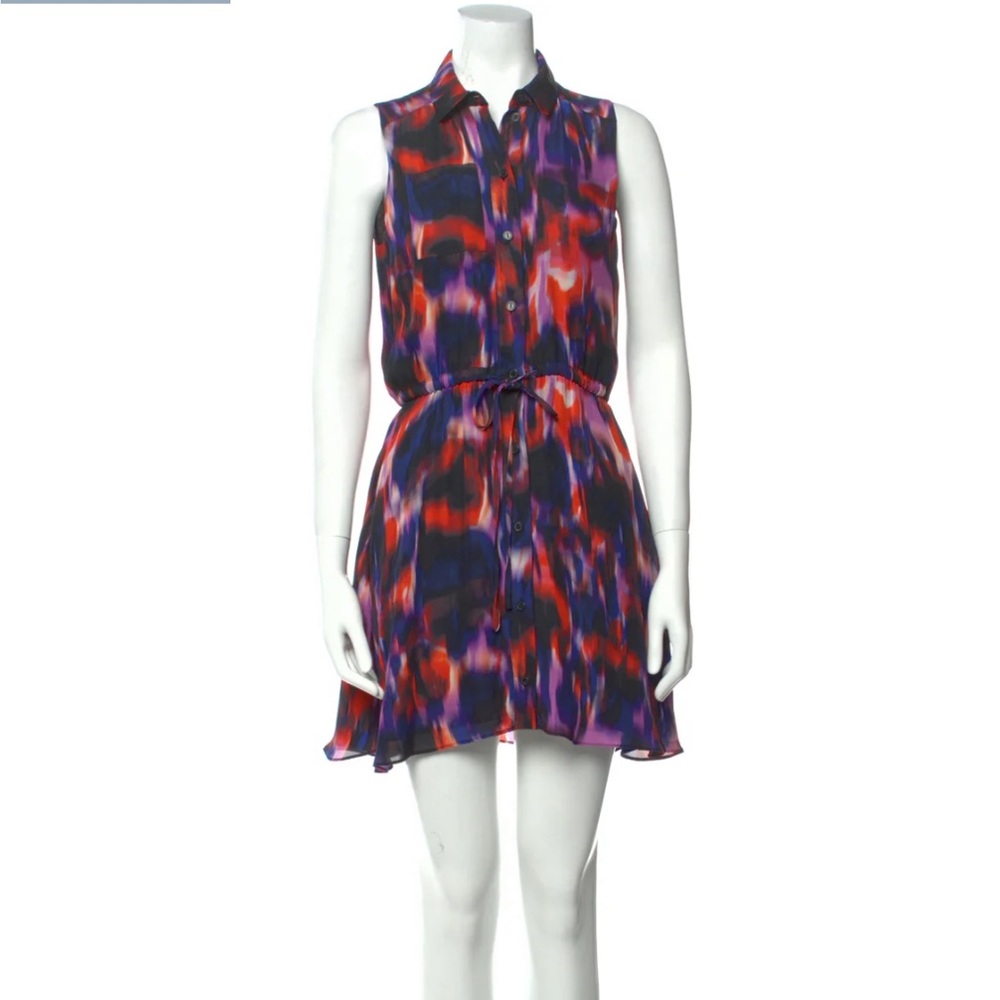 Parker Printed Mini Dress Sz small